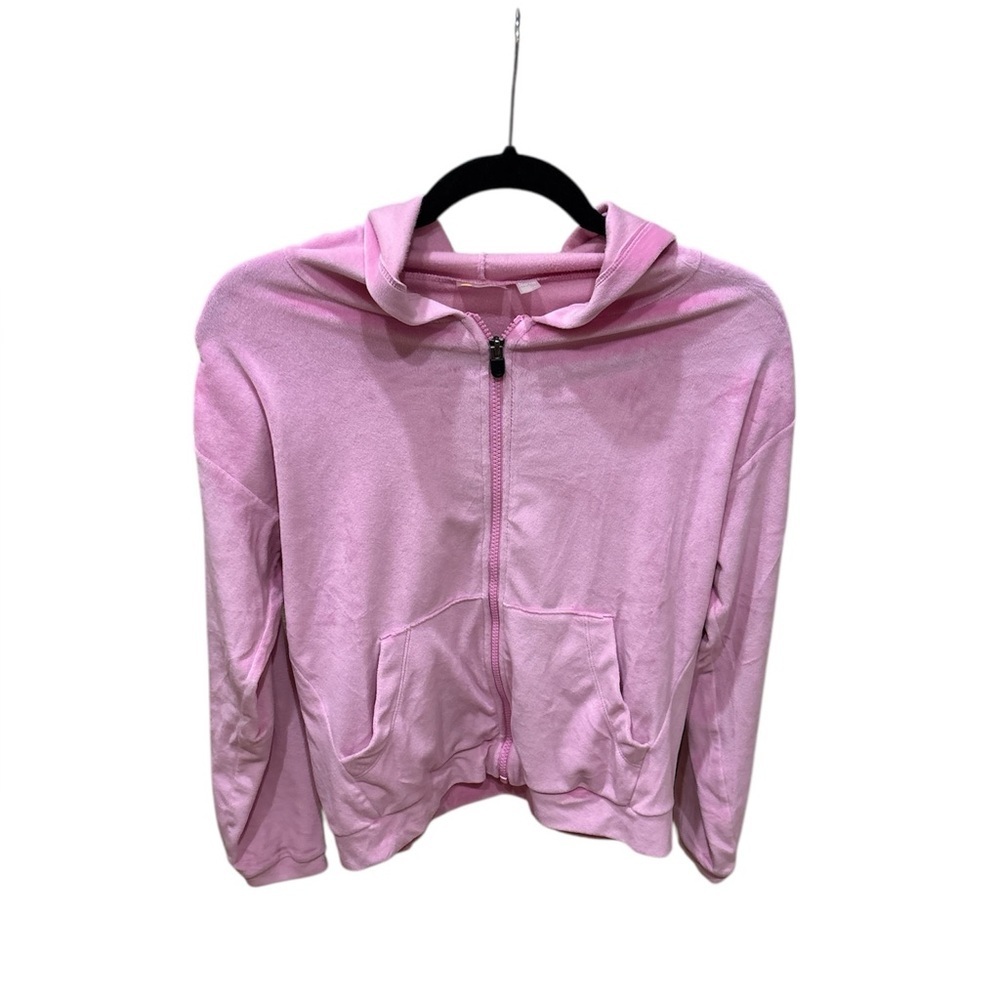 Zella kids fuzzy Light Pink Full-Zip Jacket